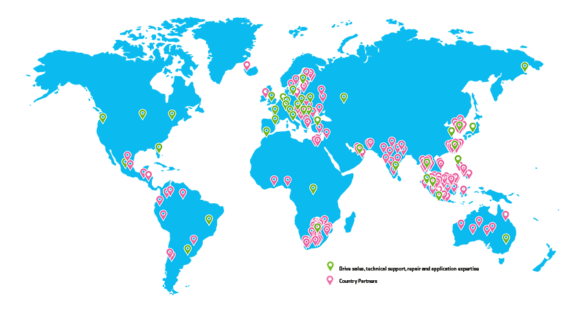 CT locations world map