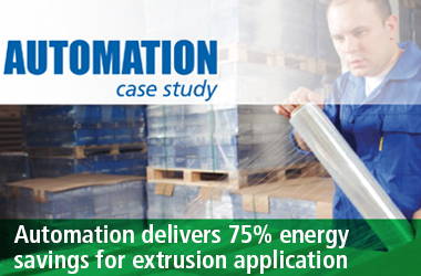 Control Techniques automation delivers energy savings extrusion application