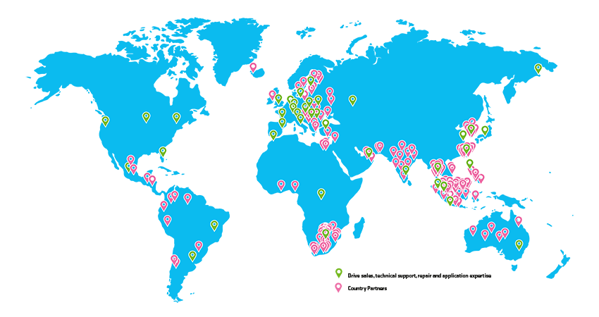 CT locations world map