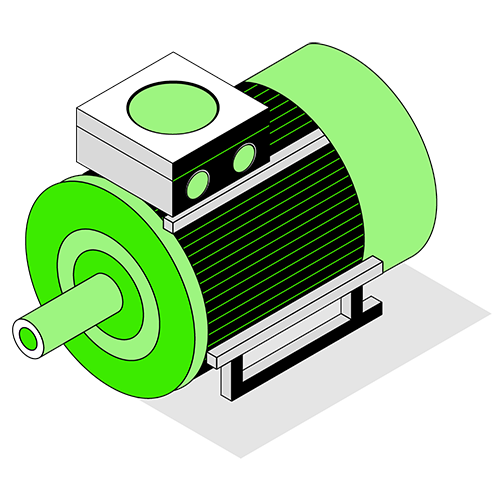 What is a drive - electric motor illustration