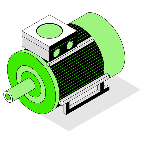 What is a drive - electric motor illustration