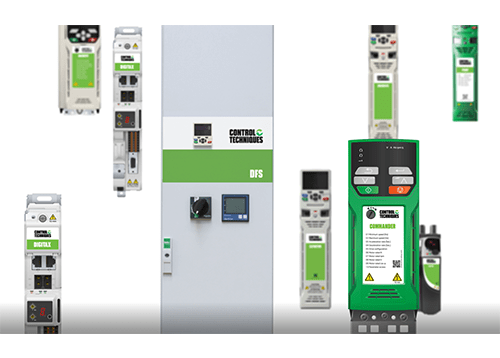 control techniques variable speed drives, servo drives and motors