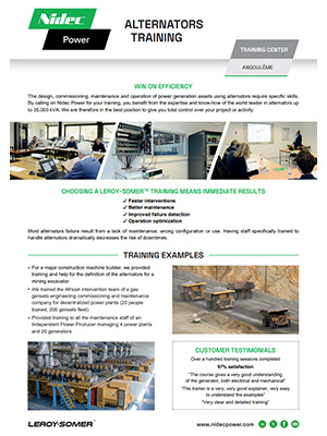 Alternator training