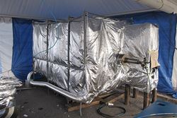 Creation of a steaming station