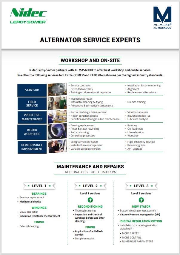 Alternator Service Experts Brochure