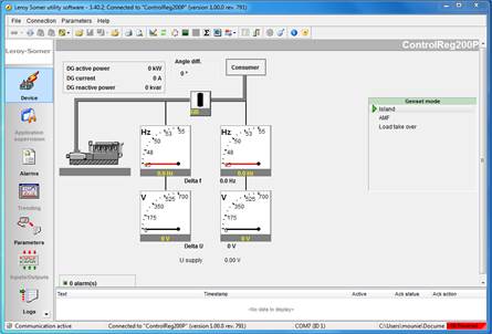Leroy Somer Utility Software screenshot