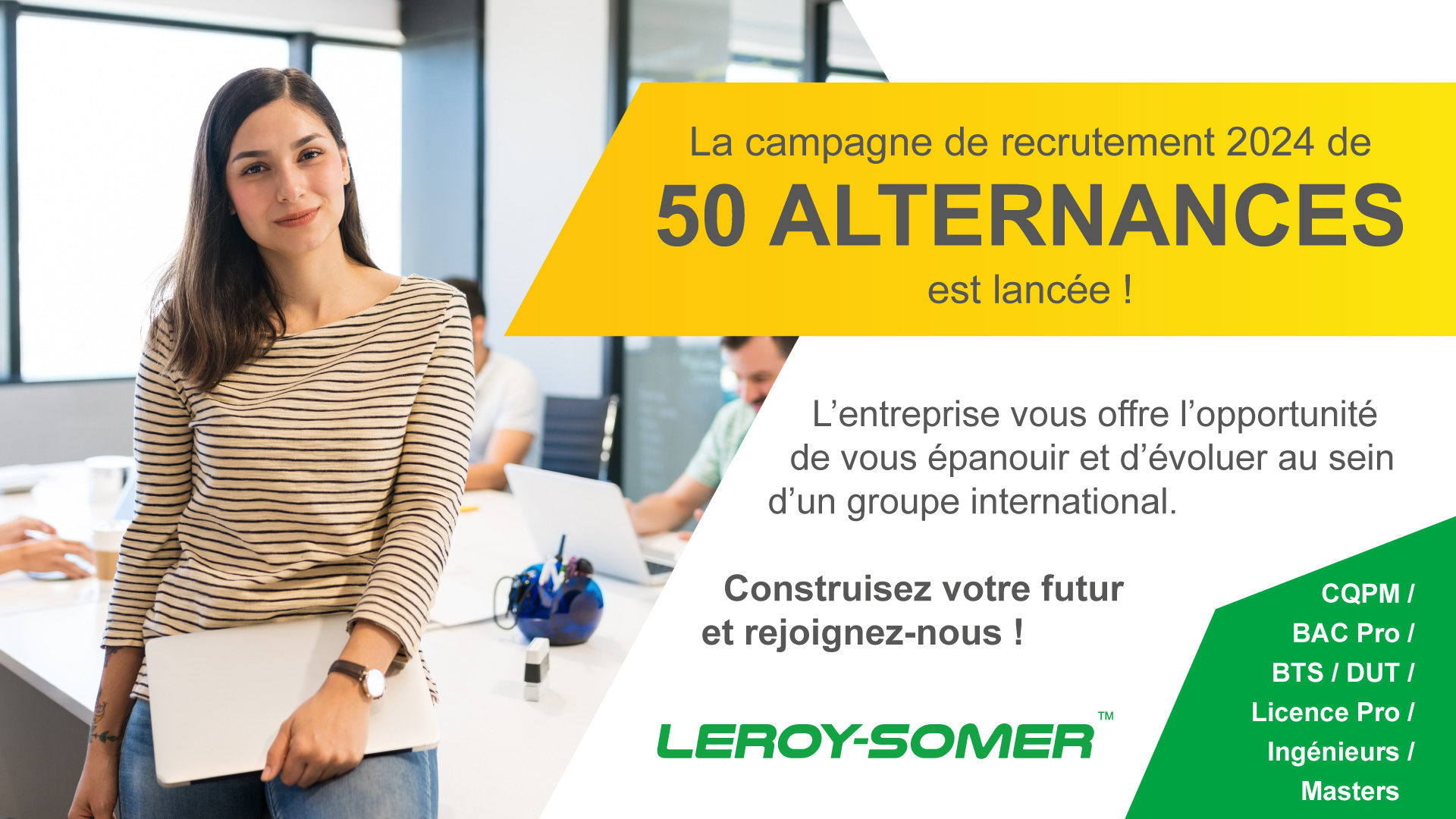 Recrutement de 50 alternances chez Nidec Leroy-Somer pour 2024