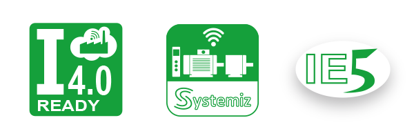 Industry 4.0, Systemiz, IE5 logos