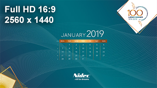 Leroy-Somer 2019 calendar Full HD