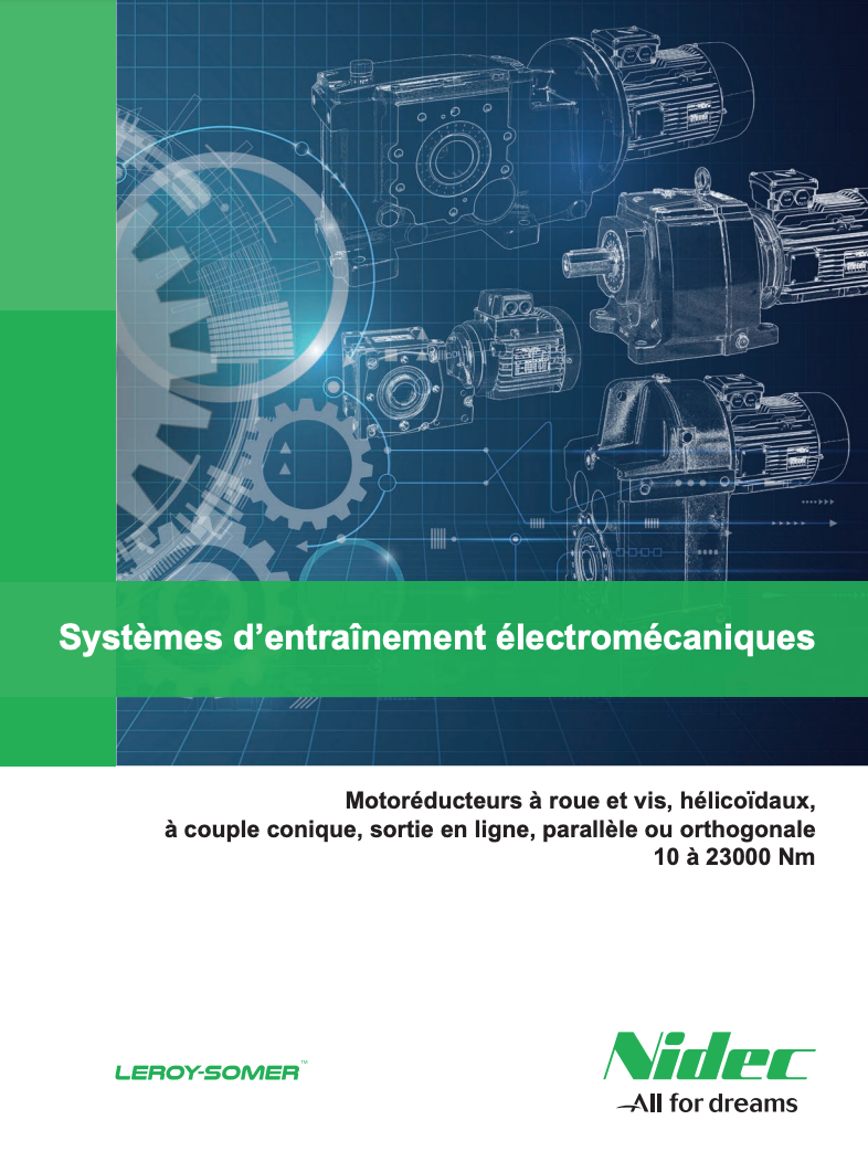 brochure systemes dentrainement electromecaniques