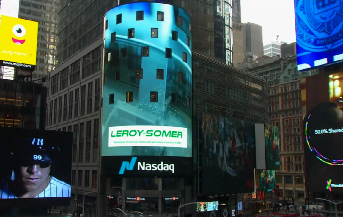 Leroy-Somer on nasdaq tower