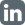 The LinkedIn icon consisting of the word in spelled out in white letters is depicted against a gray background.