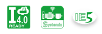 Industry 4.0, Systemiz, IE5 logos