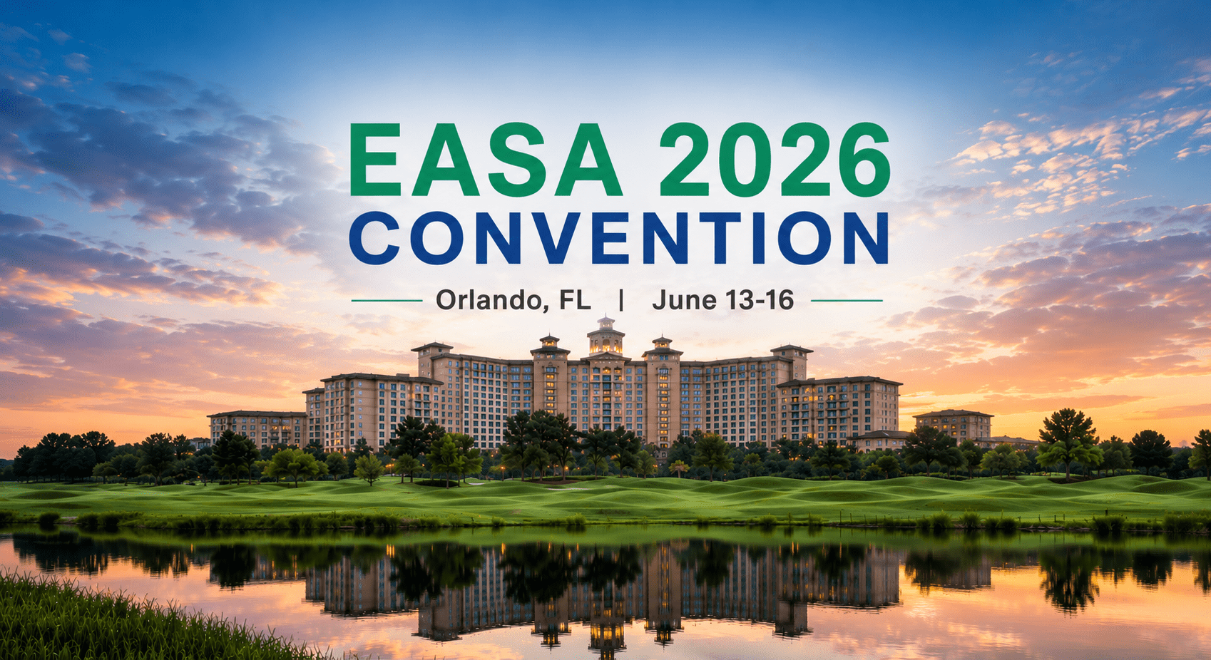 Easa Header with dates on a hotel background